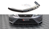 Maxton Design Front extension V.1 black gloss - Seat Leon...