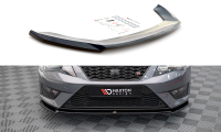 Maxton Design Front extension V.2 black gloss - Seat Leon...