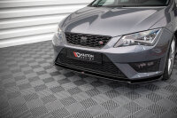 Maxton Design Frontansatz V.2 schwarz Hochglanz - Seat Leon FR / Cupra MK3