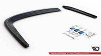 Maxton Design Rear extension Flaps diffuser V.1 black gloss - Seat Leon FR Sportstourer MK3