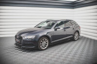 Maxton Design Seitenschweller Ansatz schwarz Hochglanz - Audi A4 Avant B9