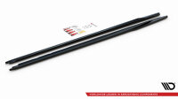 Maxton Design Seitenschweller Ansatz schwarz Hochglanz - Audi A4 Avant B9