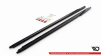 Maxton Design Side skirts extension extension black gloss - Audi A4 Avant B9