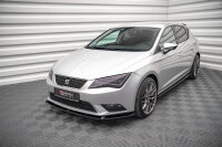 Maxton Design Frontansatz V.1 schwarz Hochglanz - Seat Leon MK3