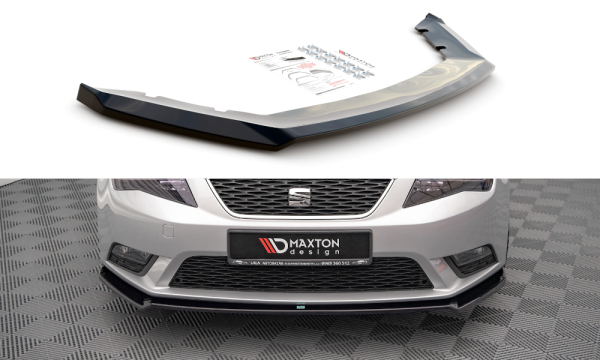 Maxton Design Front extension V.2 black gloss - Seat Leon MK3