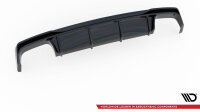 Maxton Design Diffuser rear extension black gloss - Audi S6 / A6 S-Line C8