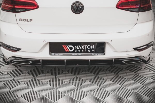 Maxton Design Rennen Street Pro Heckschürze - VW Golf R-Line Mk 7 Facelift