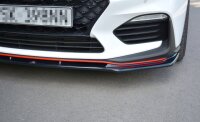 Maxton Design Front extension V.1 black gloss - Hyundai I30 MK3 N