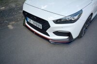 Maxton Design Front extension V.1 black gloss - Hyundai I30 MK3 N