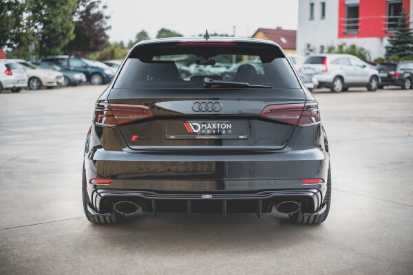 Maxton Design Diffuser rear extension V.2 - Audi RS3 8V Sportback Facelift