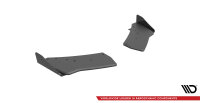 Maxton Design Street Pro Rear extension Flaps diffuser + Flaps black gloss - VW Golf R MK7