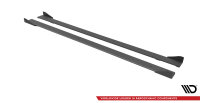 Maxton Design Street Pro Side skirts extension extension + Flaps - VW Golf R MK7