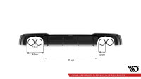 Maxton Design Diffuser rear extension V.2 - Audi RS3 8V Facelift