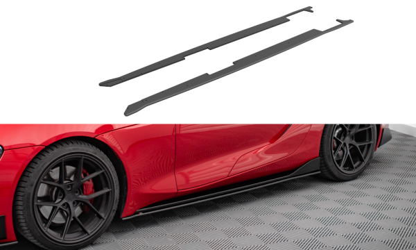 Maxton Design Street Pro Side skirts extension extension - Toyota Supra MK5
