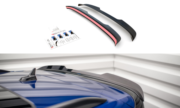 Maxton Design Spoiler Cap black gloss - VW Tiguan R / R-Line MK2 Facelift