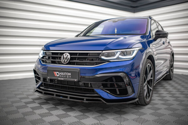 Maxton Design Frontansatz V.1 schwarz Hochglanz - VW Tiguan R / R-Line MK2 Facelift