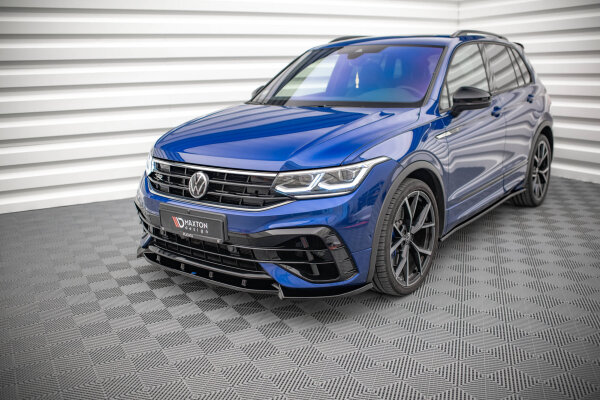 Maxton Design Frontansatz V.2 schwarz Hochglanz - VW Tiguan R MK2 Facelift