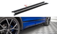 Maxton Design Side skirts extension extension black gloss - VW Tiguan R / R-Line MK2 Facelift