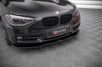 Maxton Design Front extension V.1 black gloss - BMW 1 Series F20