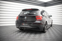 Maxton Design Middle diffuser rear extension DTM Look black gloss - BMW 1 Series F20