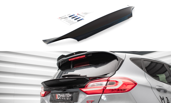 Maxton Design Rear window Spoiler black gloss - Ford Fiesta Standard/ ST-Line/ ST