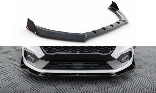 Maxton Design Front extension + Flaps V.4 - Ford Fiesta ST / ST-Line