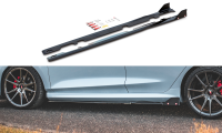 Maxton Design Side skirts extension extension + Flaps V.2...