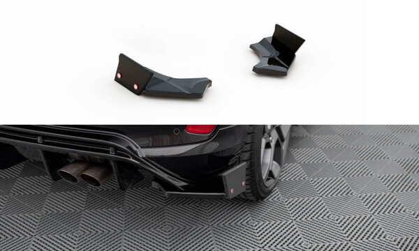 Maxton Design Rear extension Flaps diffuser + Flaps V.4 - Ford Fiesta ST MK8