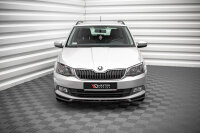 Maxton Design Front extension V.1 black gloss - Skoda...