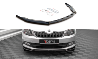 Maxton Design Front extension V.1 black gloss - Skoda...