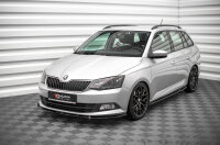 Maxton Design Front extension V.1 black gloss - Skoda Fabia MK3