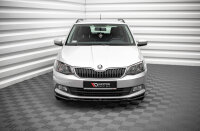 Maxton Design Front extension V.2 black gloss - Skoda...