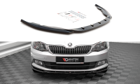 Maxton Design Front extension V.2 black gloss - Skoda...