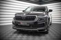 Maxton Design Front extension V.1 black gloss - Skoda Kodiaq MK1 Facelift