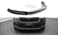 Maxton Design Front extension V.2 black gloss - Skoda...