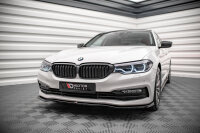 Maxton Design Front extension V.1 black gloss - BMW 5 Series G30