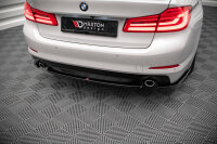 Maxton Design Middle diffuser rear extension black gloss - BMW 5 Series G30