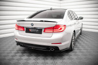 Maxton Design Rear extension Flaps diffuser black gloss - BMW 5 Series G30