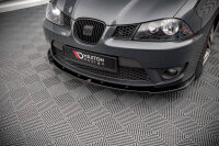 Maxton Design Front extension V.1 black gloss - Seat Ibiza Cupra MK3