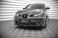 Maxton Design Front extension V.3 black gloss - Seat Ibiza Cupra MK3