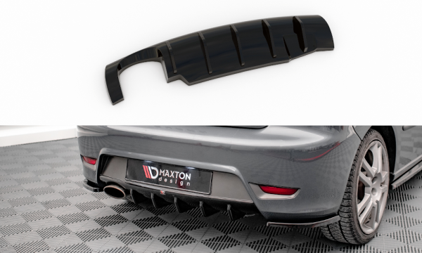 Maxton Design Diffusor Heckansatz schwarz Hochglanz - Seat Ibiza Cupra MK3