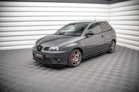 Maxton Design Side skirts extension extension black gloss - Seat Ibiza Cupra MK3