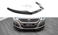 Maxton Design Front extension V.4 black gloss - VW Passat CC