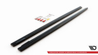 Maxton Design Side skirts extension extension V.2 black gloss - VW Passat CC