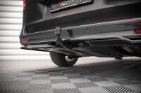 Maxton Design Middle diffuser rear extension DTM Look black gloss - Mercedes V-Class AMG-Line W447 Facelift