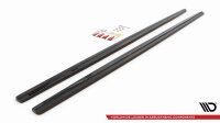 Maxton Design Seitenschweller Ansatz schwarz Hochglanz - BMW 7 Lang M-Paket G12