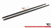 Maxton Design Seitenschweller Ansatz schwarz Hochglanz - BMW 7 Lang M-Paket G12