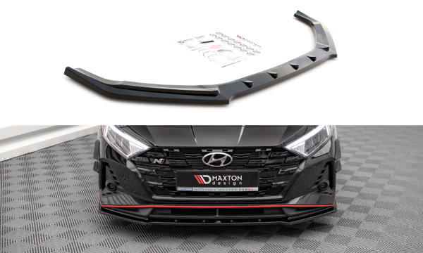Maxton Design Front extension V.1 black gloss - Hyundai I20 N MK3