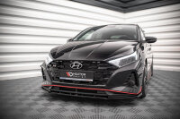 Maxton Design Front extension V.1 black gloss - Hyundai I20 N MK3