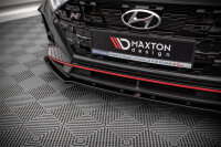 Maxton Design Front extension V.1 black gloss - Hyundai I20 N MK3